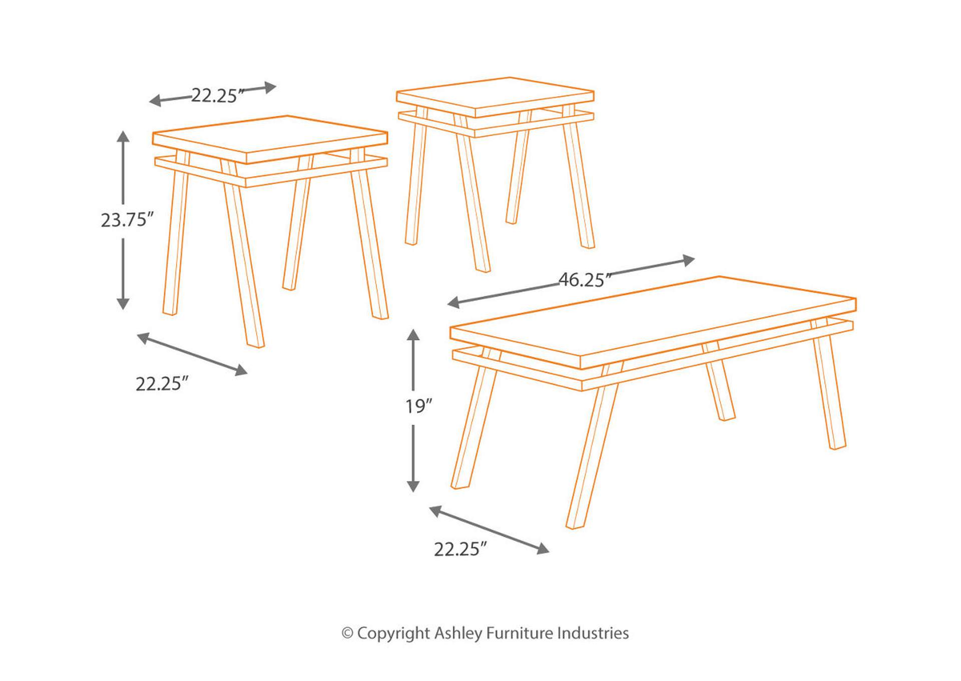 Paintsville Table (Set of 3),Signature Design By Ashley