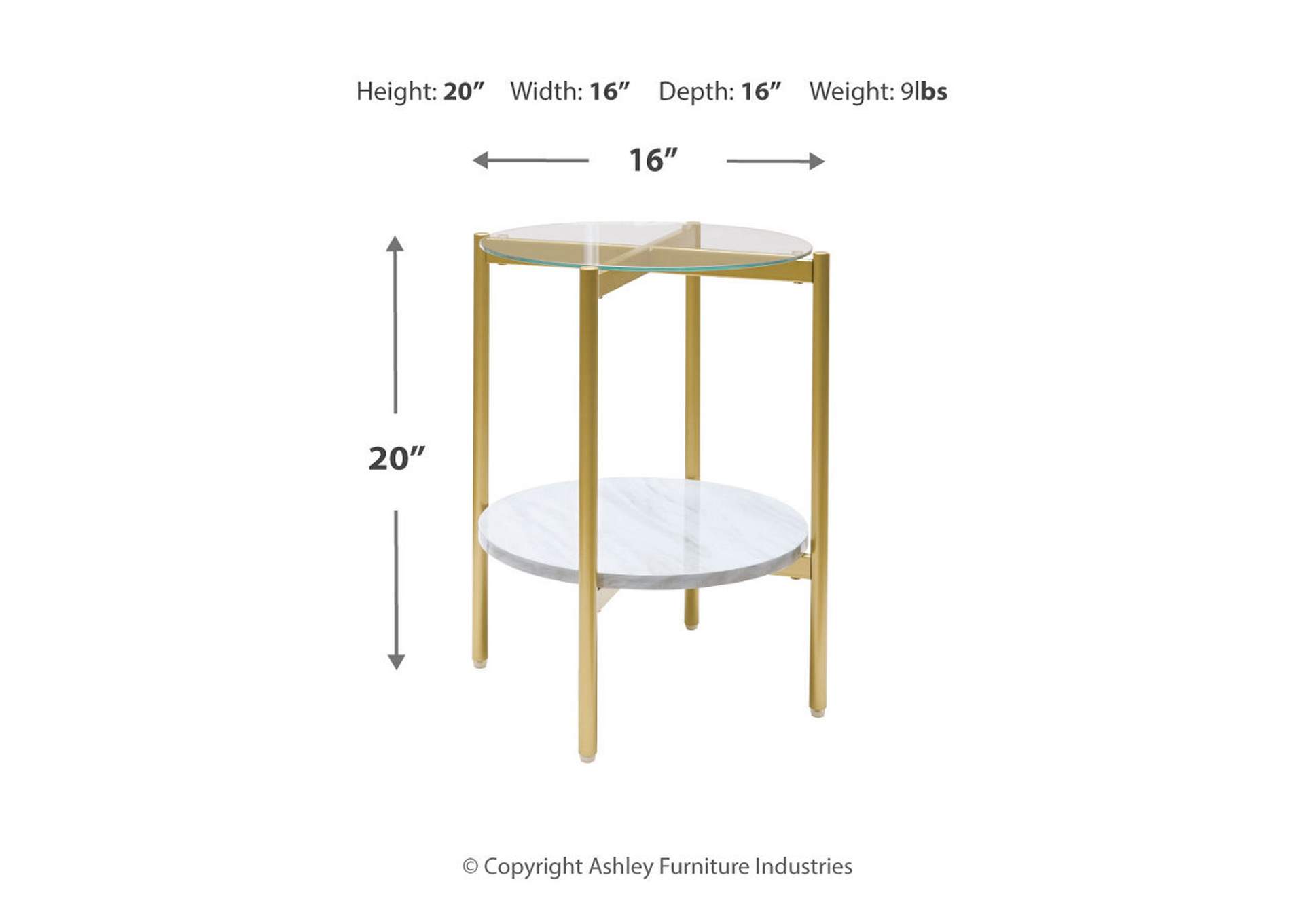 Wynora End Table,Signature Design By Ashley