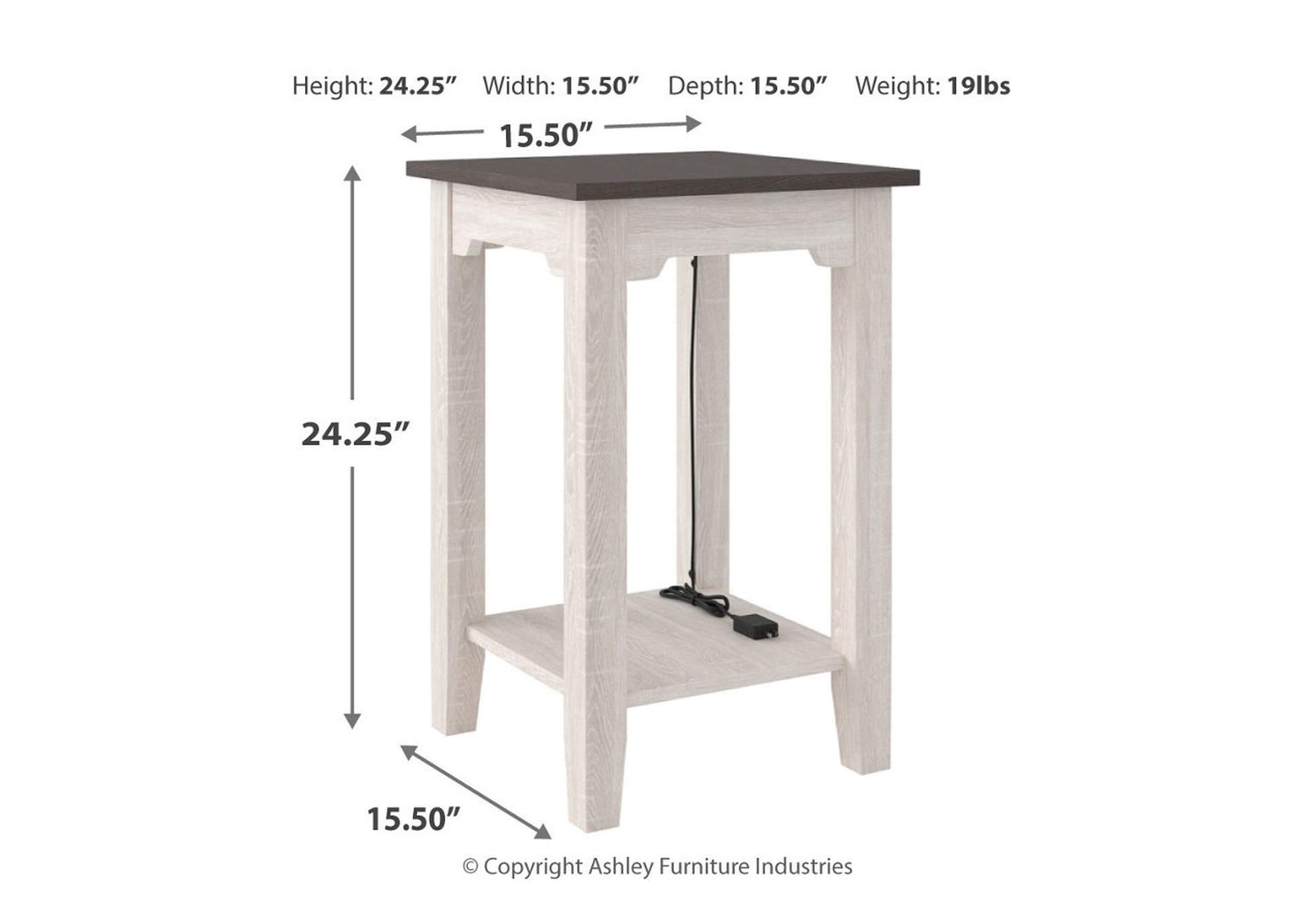 Dorrinson Chairside End Table,Signature Design By Ashley