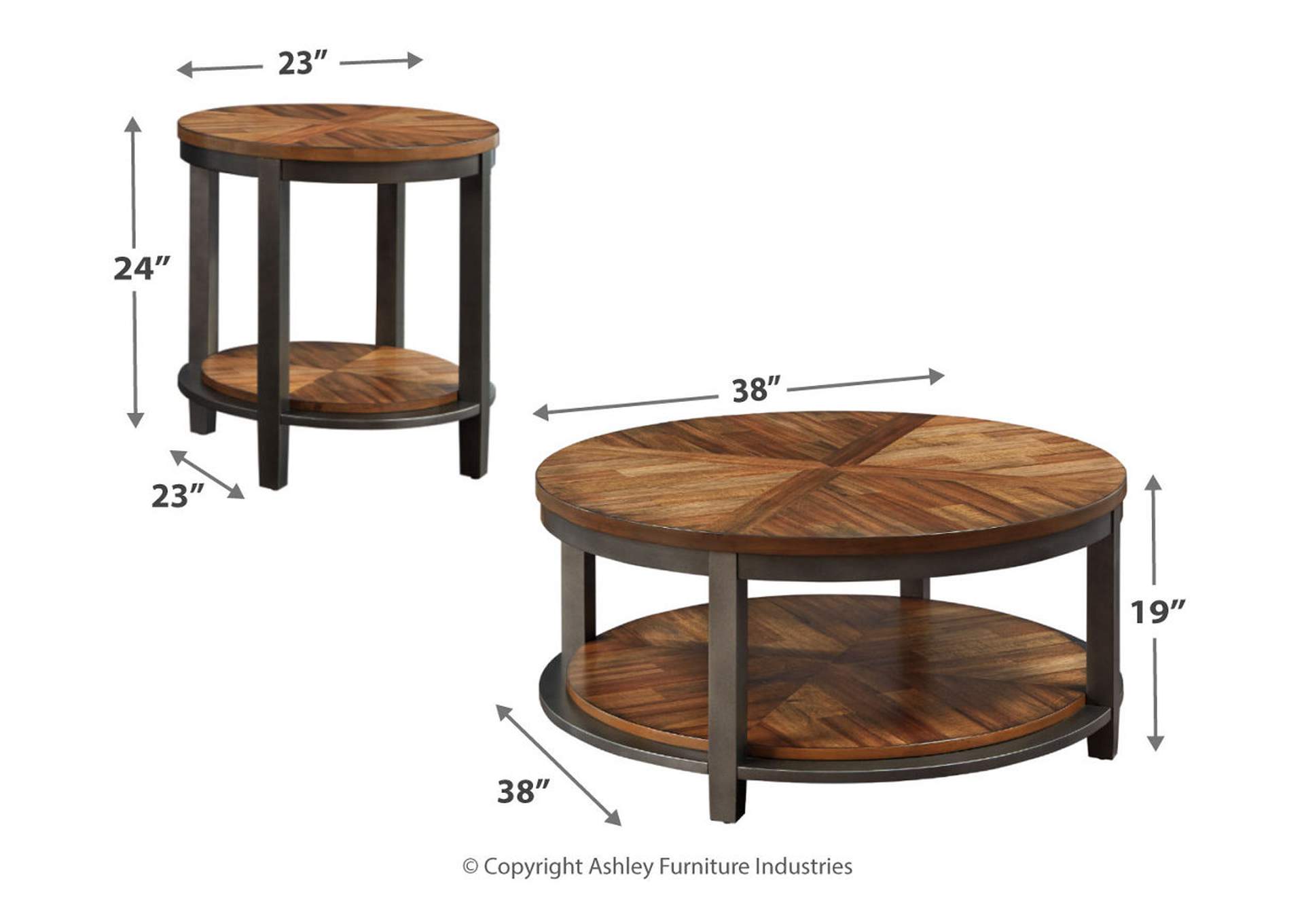 Roybeck Table (Set of 3),Signature Design By Ashley