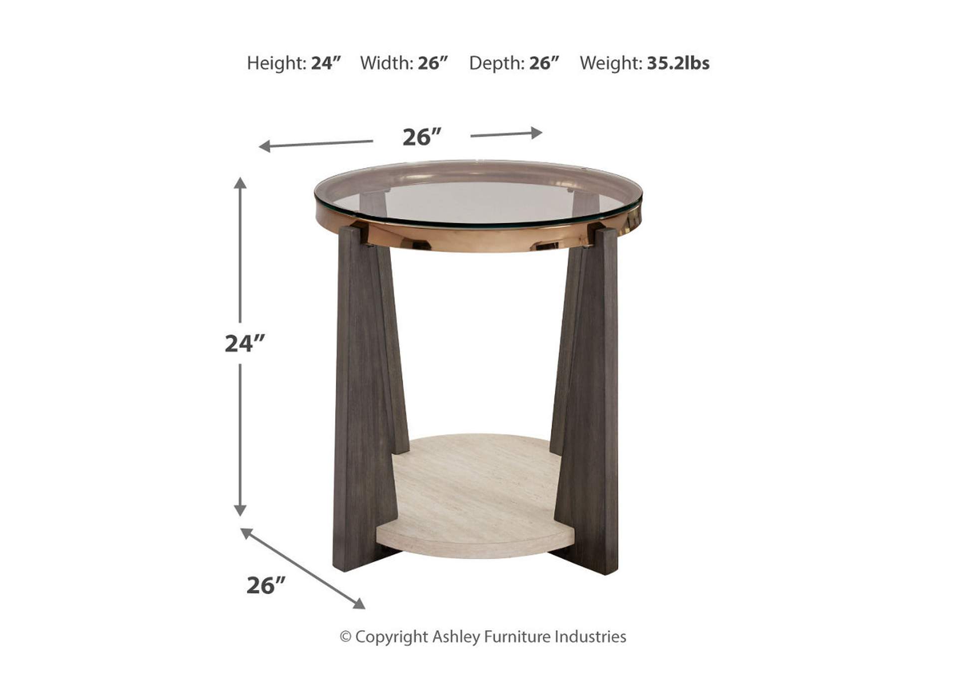 Frazwa End Table,Signature Design By Ashley