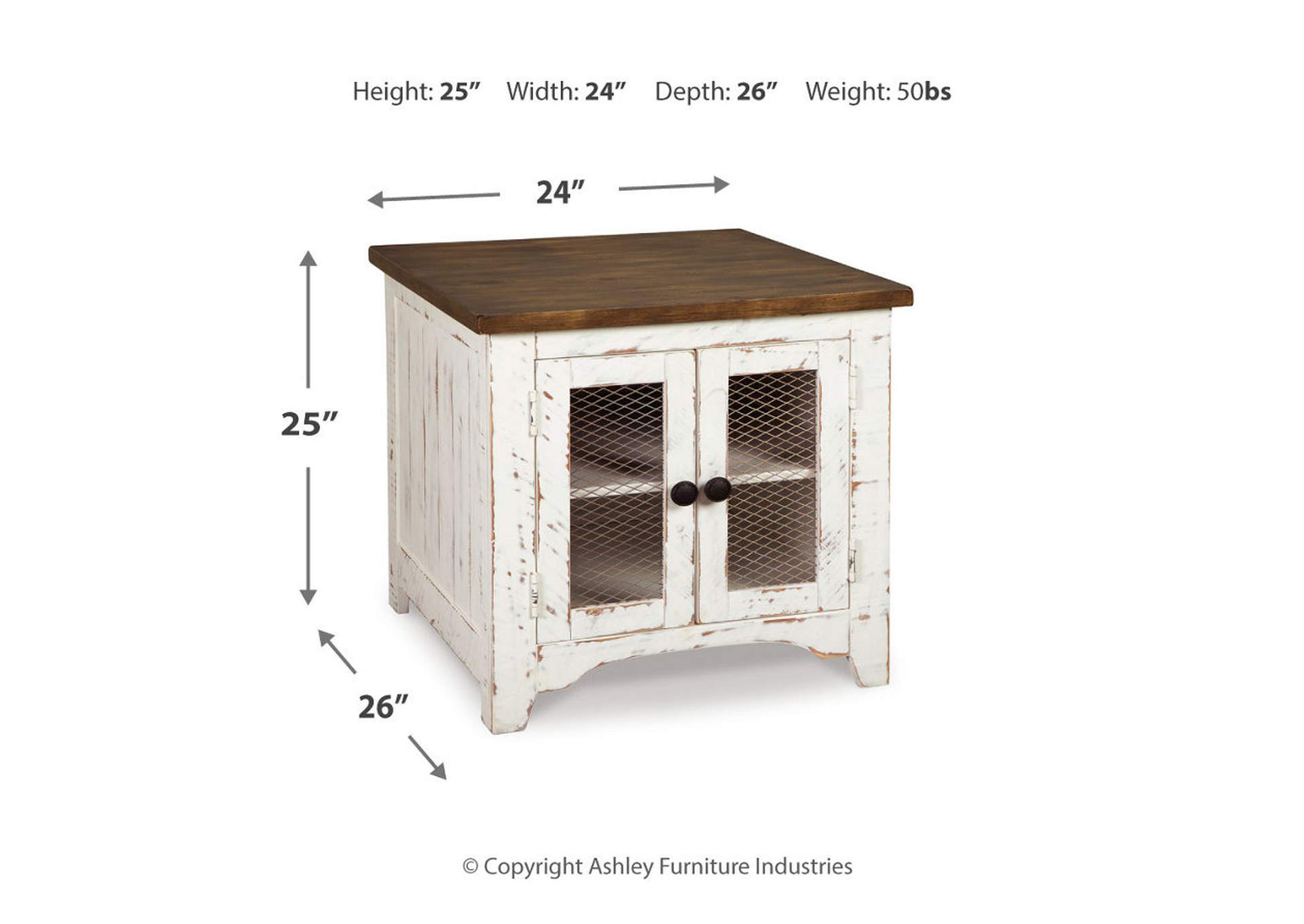 Wystfield End Table,Signature Design By Ashley