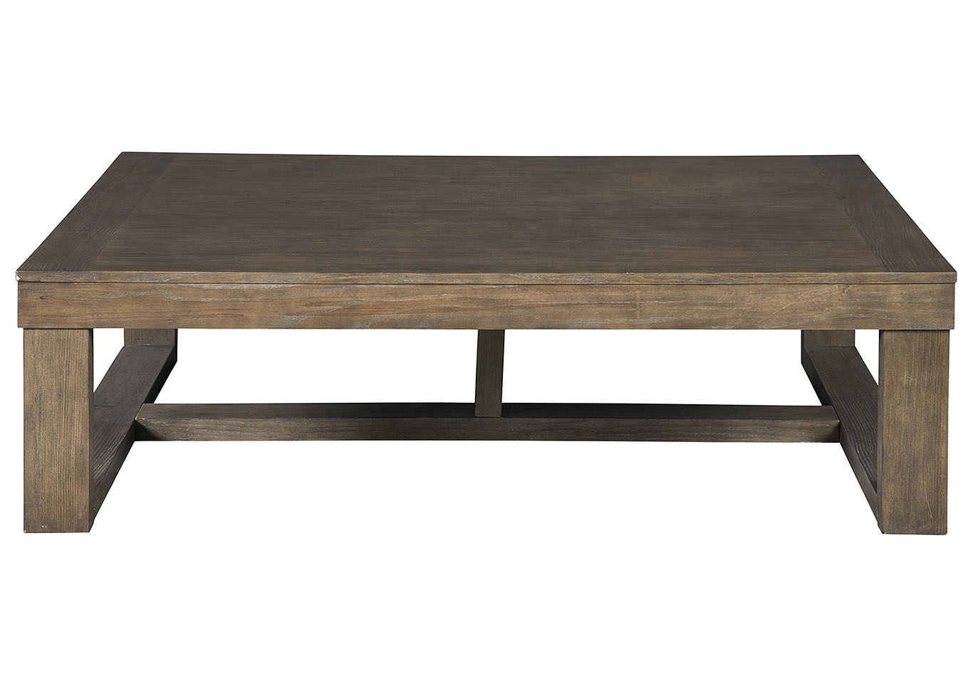 Cariton Gray/Brown Cocktail Table,Ashley - Proprietary
