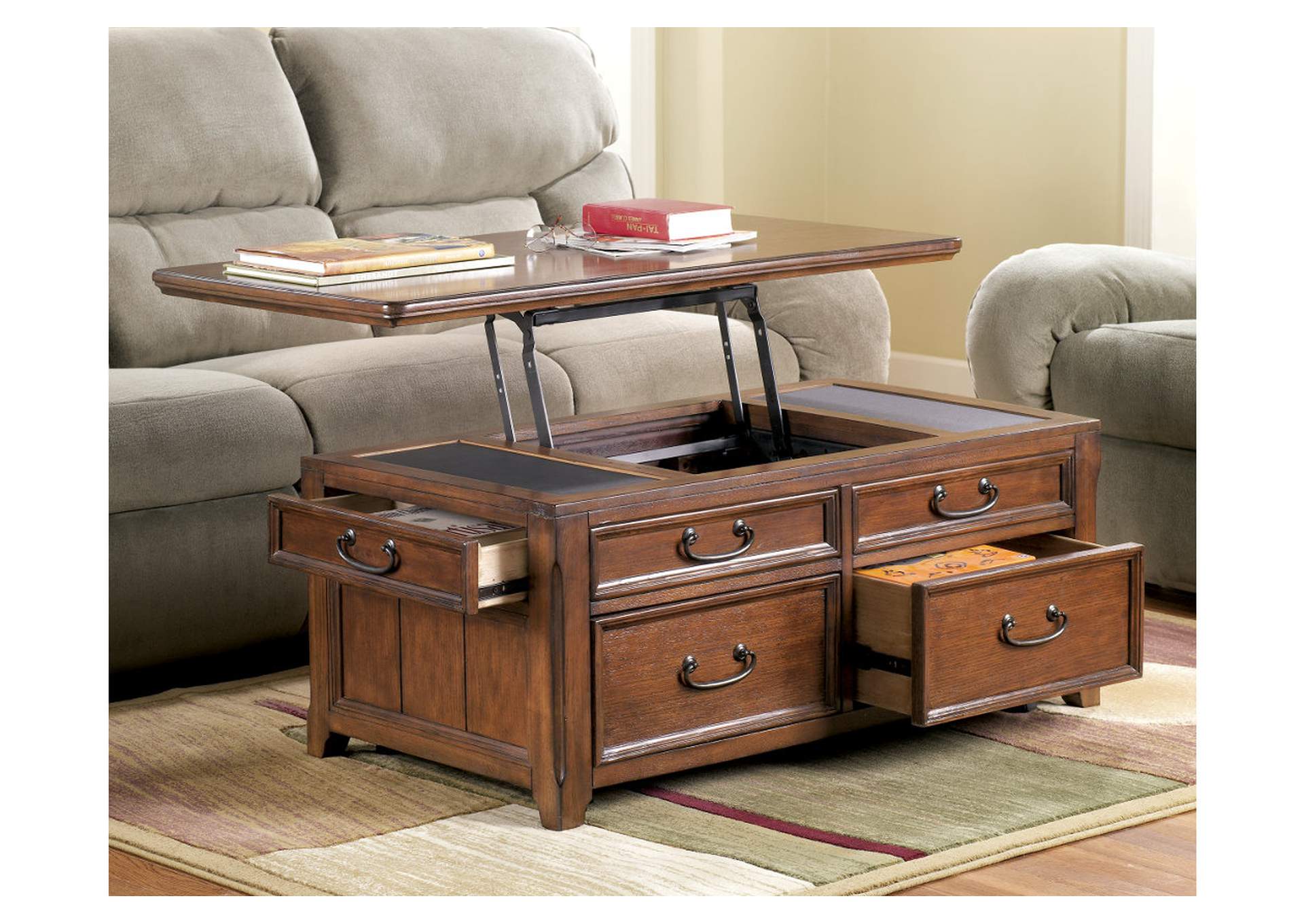 Woodboro Coffee Table with Lift Top,Signature Design By Ashley