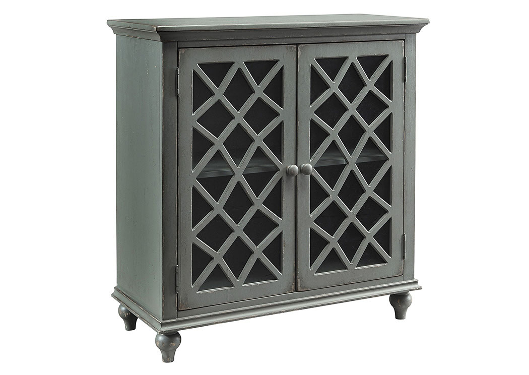 Mirimyn Antique Gray 2 Door Accent Cabinet,ABF Signature Design by Ashley