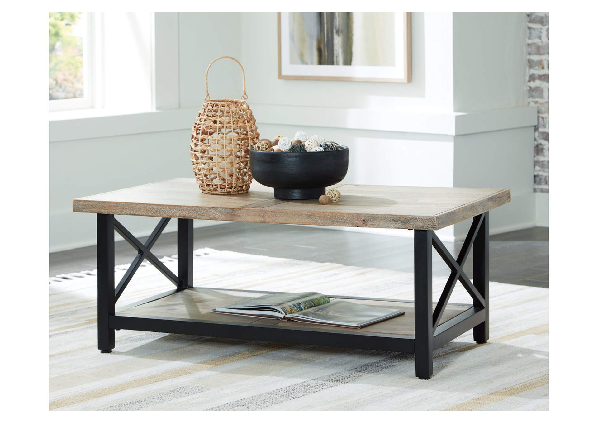 Bristenfort Coffee Table and 2 End Tables,Signature Design By Ashley