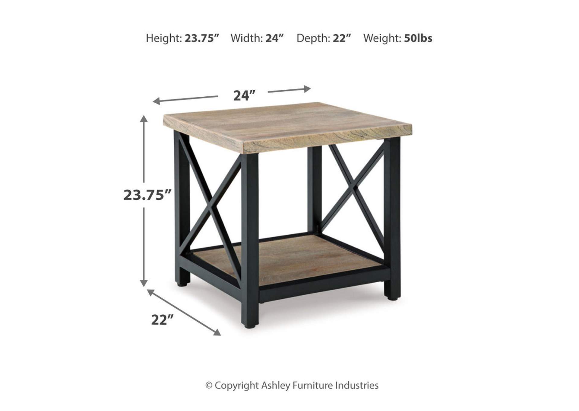 Bristenfort Coffee Table and 2 End Tables,Signature Design By Ashley