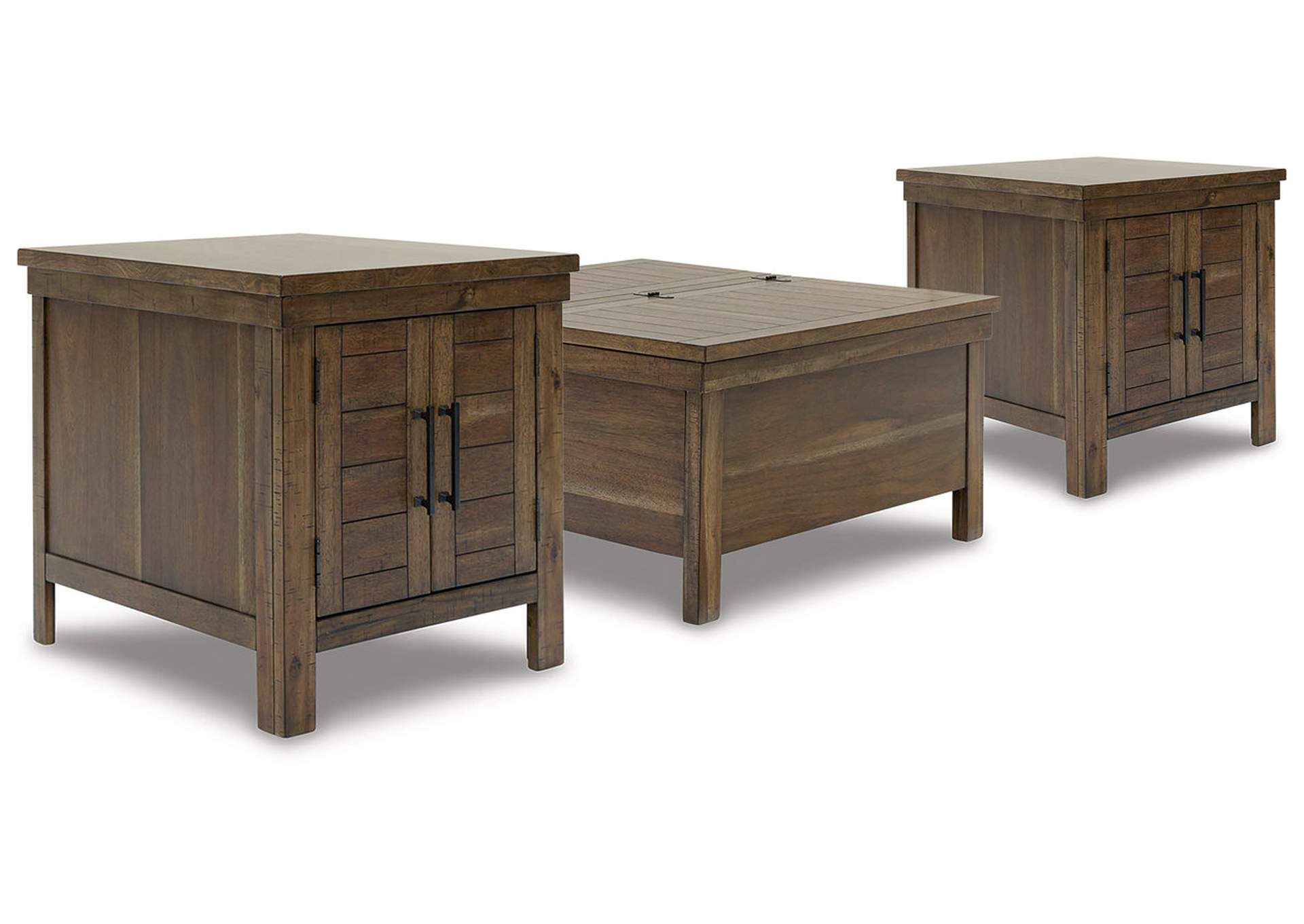 Moriville Coffee Table with 2 End Tables,Signature Design By Ashley