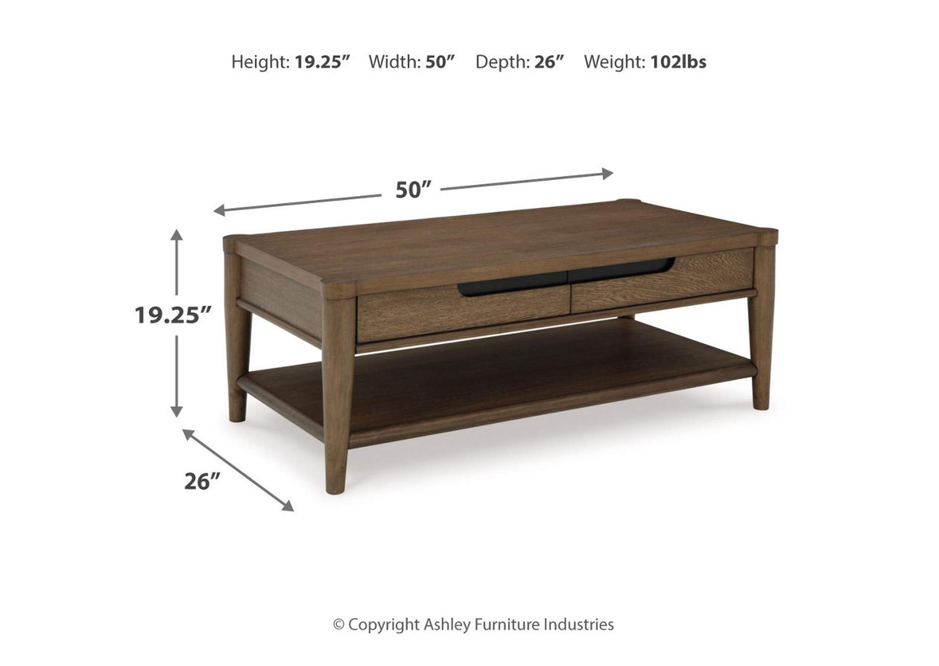 Roanhowe Coffee Table and 2 End Tables,Signature Design By Ashley