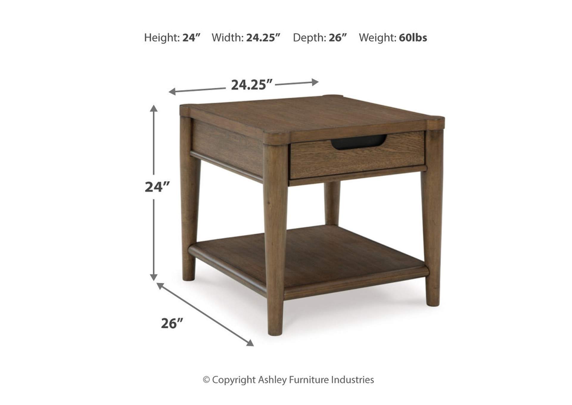 Roanhowe Coffee Table and 2 End Tables,Signature Design By Ashley