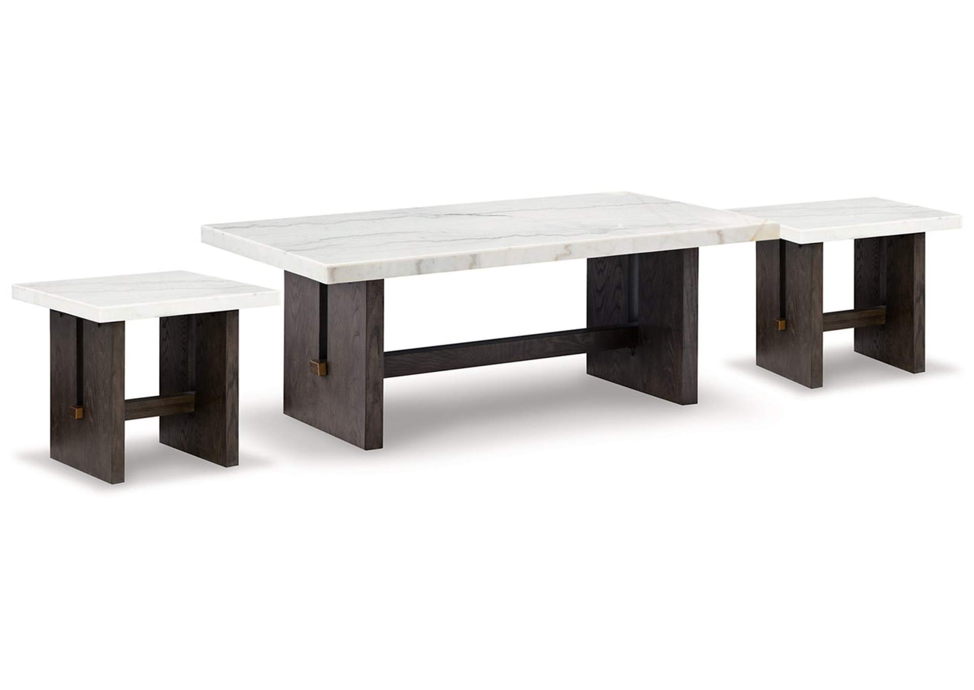 Burkhaus Coffee Table and 2 Ends,Signature Design By Ashley