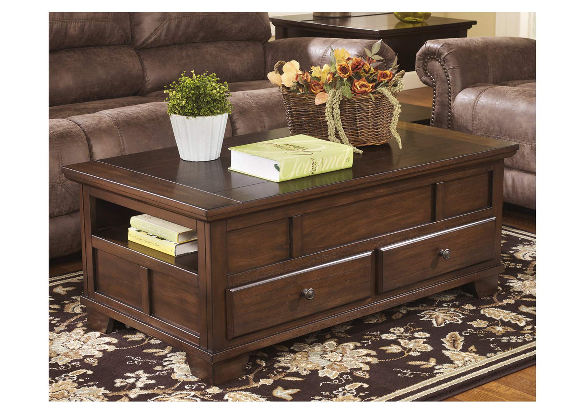 Gately Coffee Table with Lift Top,Signature Design By Ashley