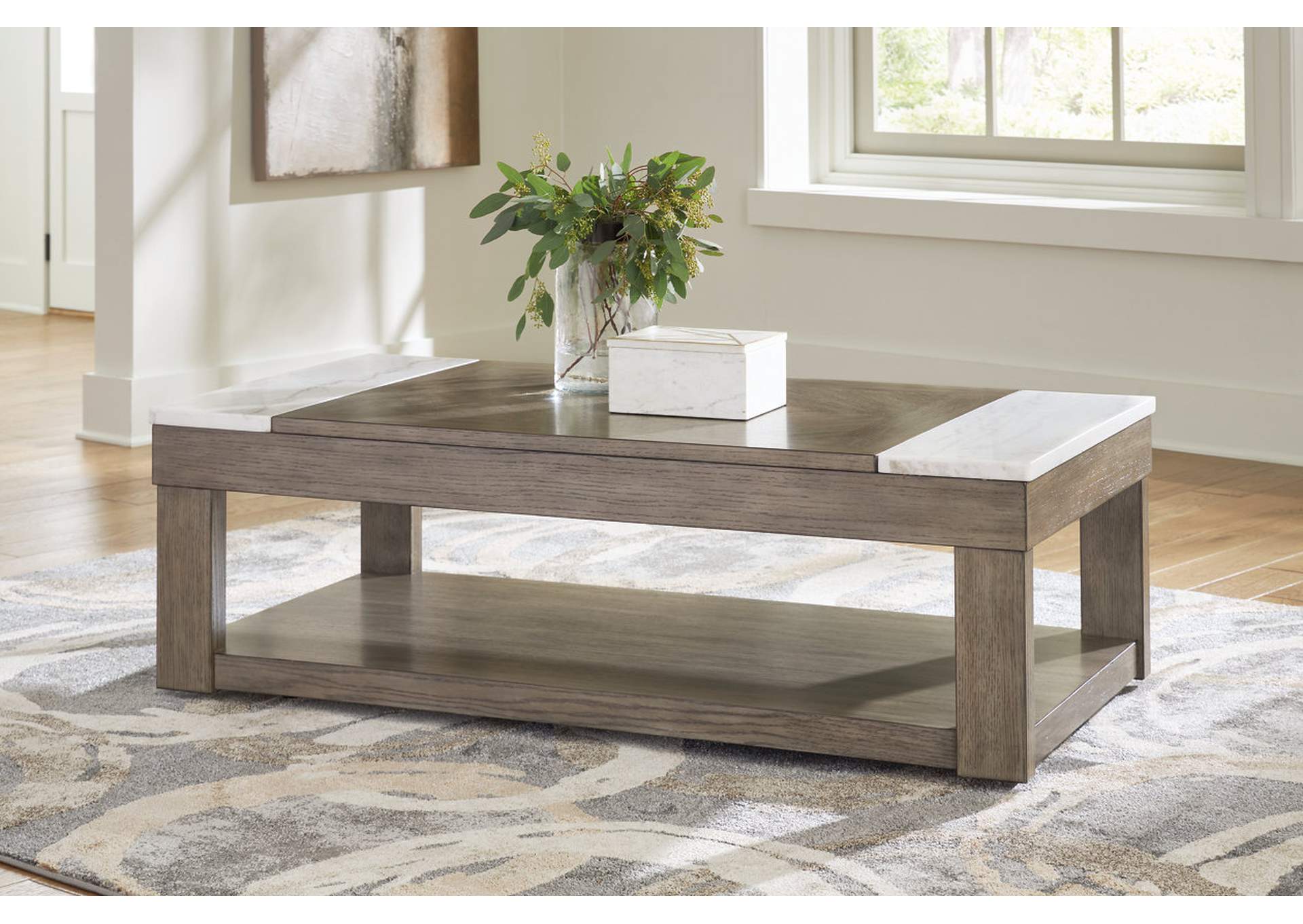 Loyaska Lift-Top Coffee Table,Signature Design By Ashley