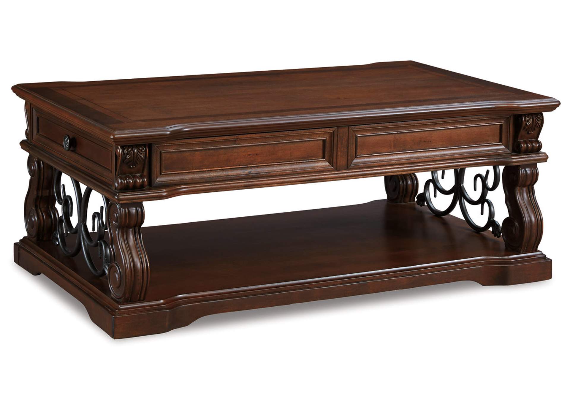 Alymere Coffee Table with Lift Top Roses Flooring and Furniture