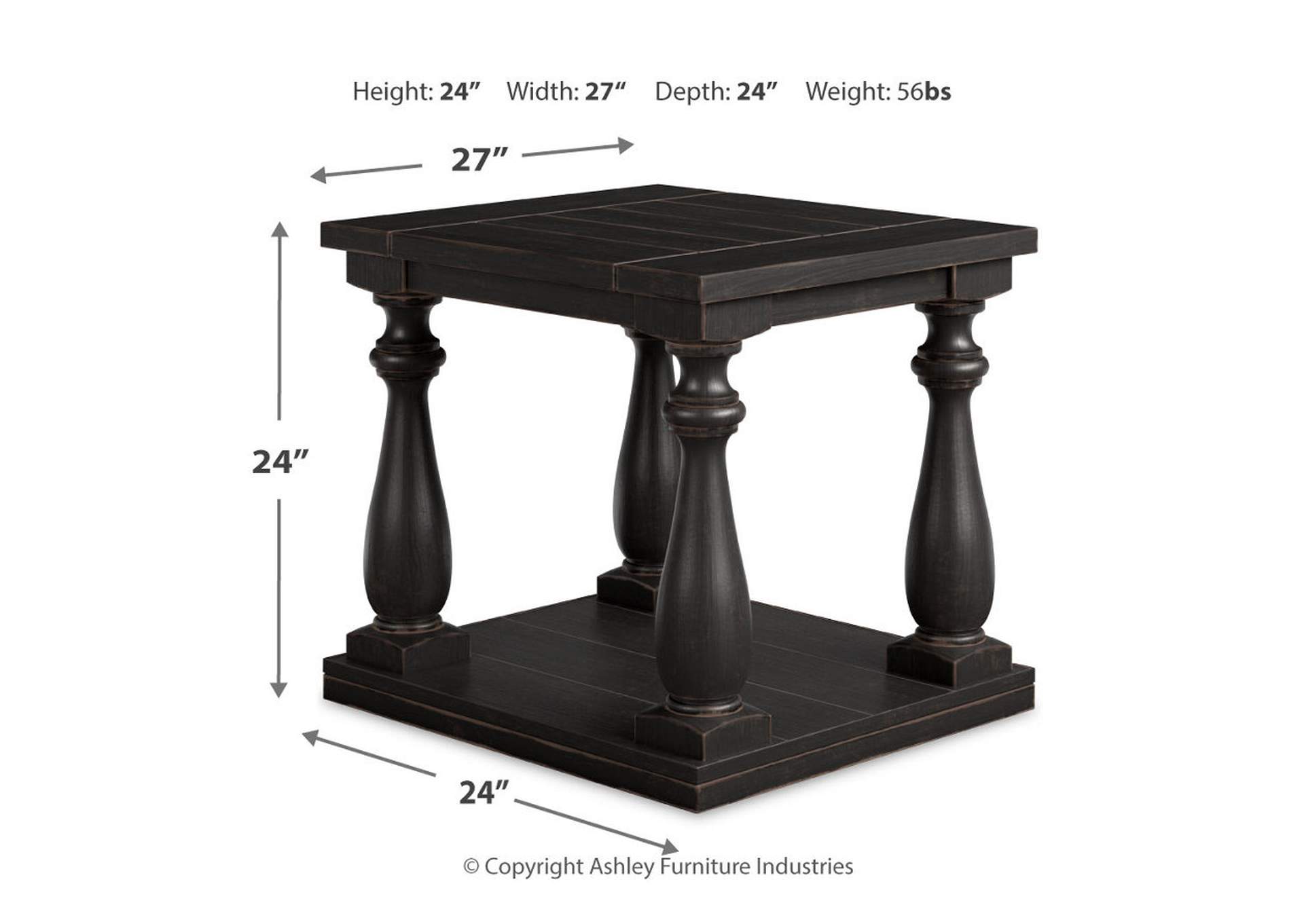 Mallacar End Table,Signature Design By Ashley