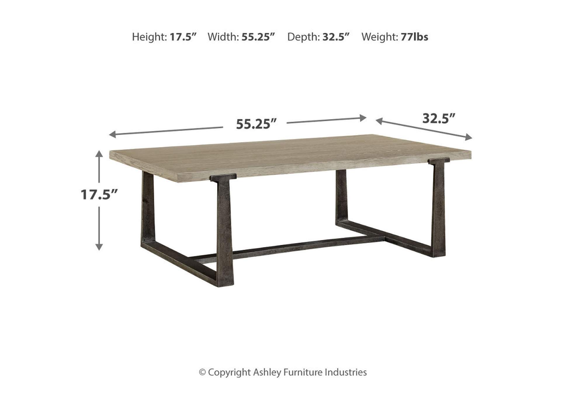 Dalenville Coffee Table and 2 End Tables,Signature Design By Ashley