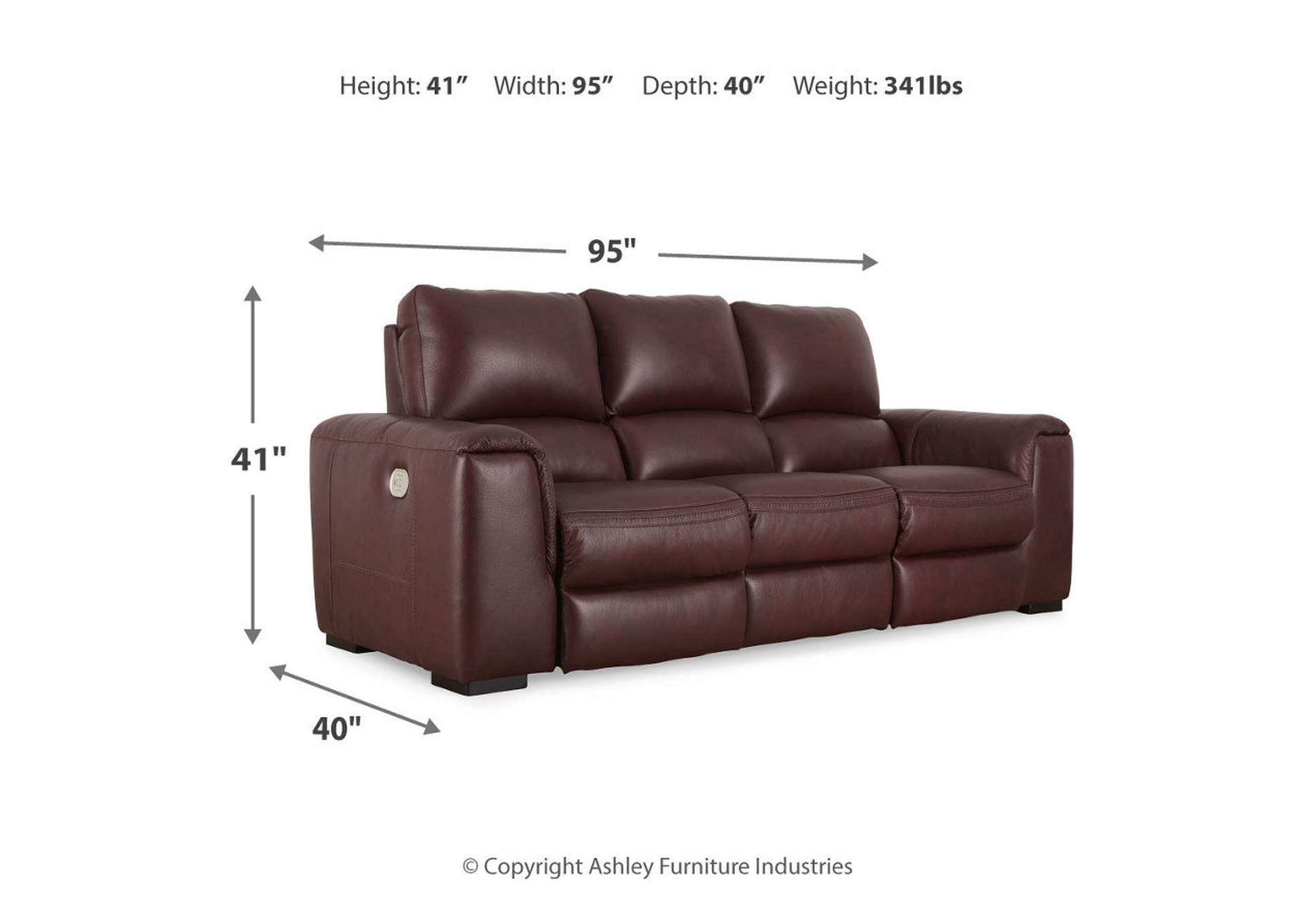 Alessandro Power Reclining Sofa,Signature Design By Ashley