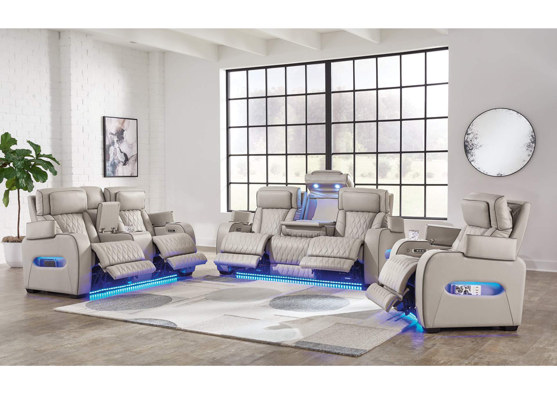 Boyington Power Reclining Sofa, Loveseat and Recliner,Signature Design By Ashley