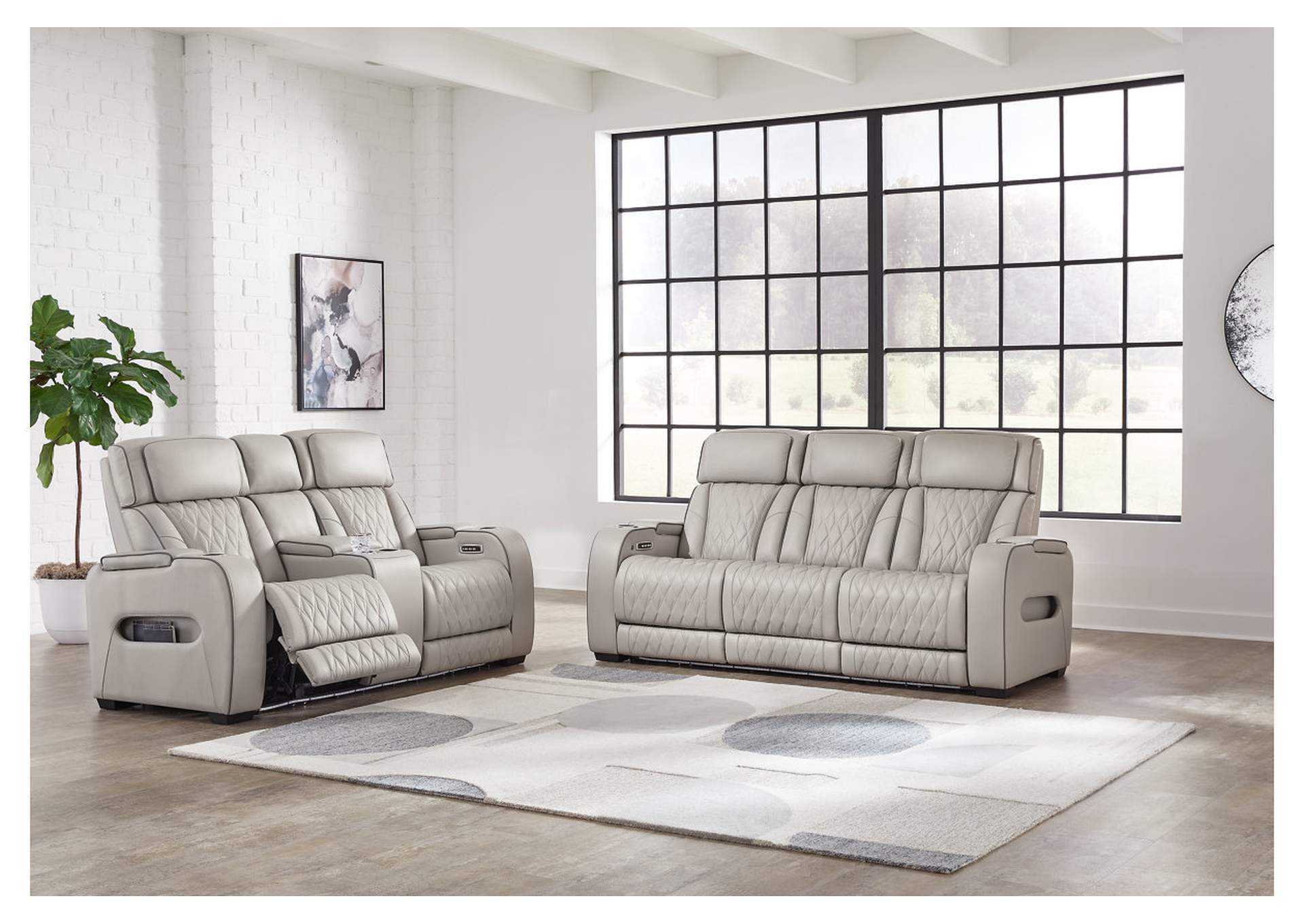 Boyington Power Reclining Sofa and Loveseat,Signature Design By Ashley