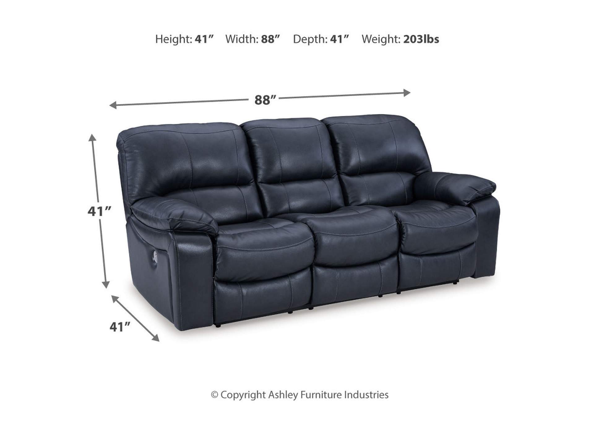 Leesworth Power Reclining Sofa,Signature Design By Ashley