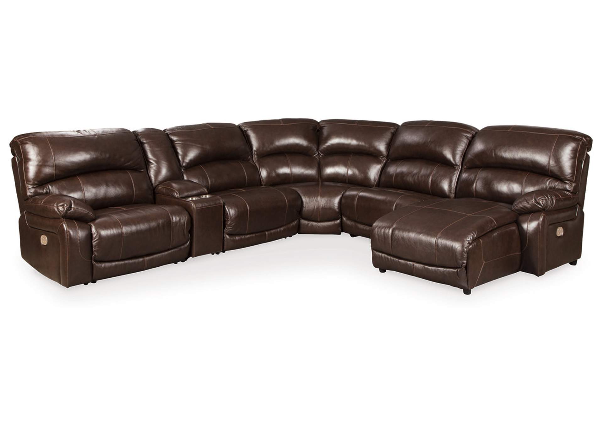 Hallstrung 6-Piece Power Reclining Sectional with Chaise,Signature Design By Ashley