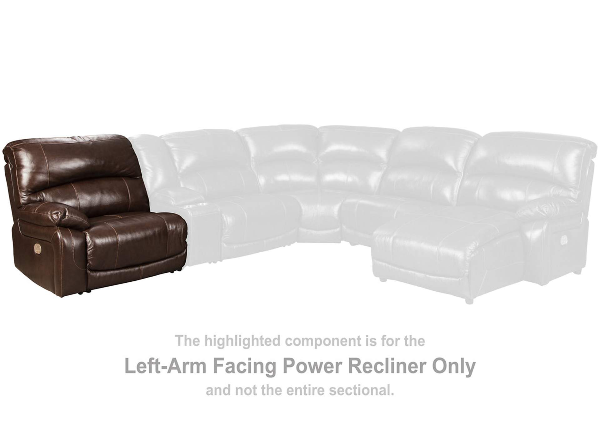 Hallstrung 5-Piece Power Reclining Sectional with Chaise,Signature Design By Ashley