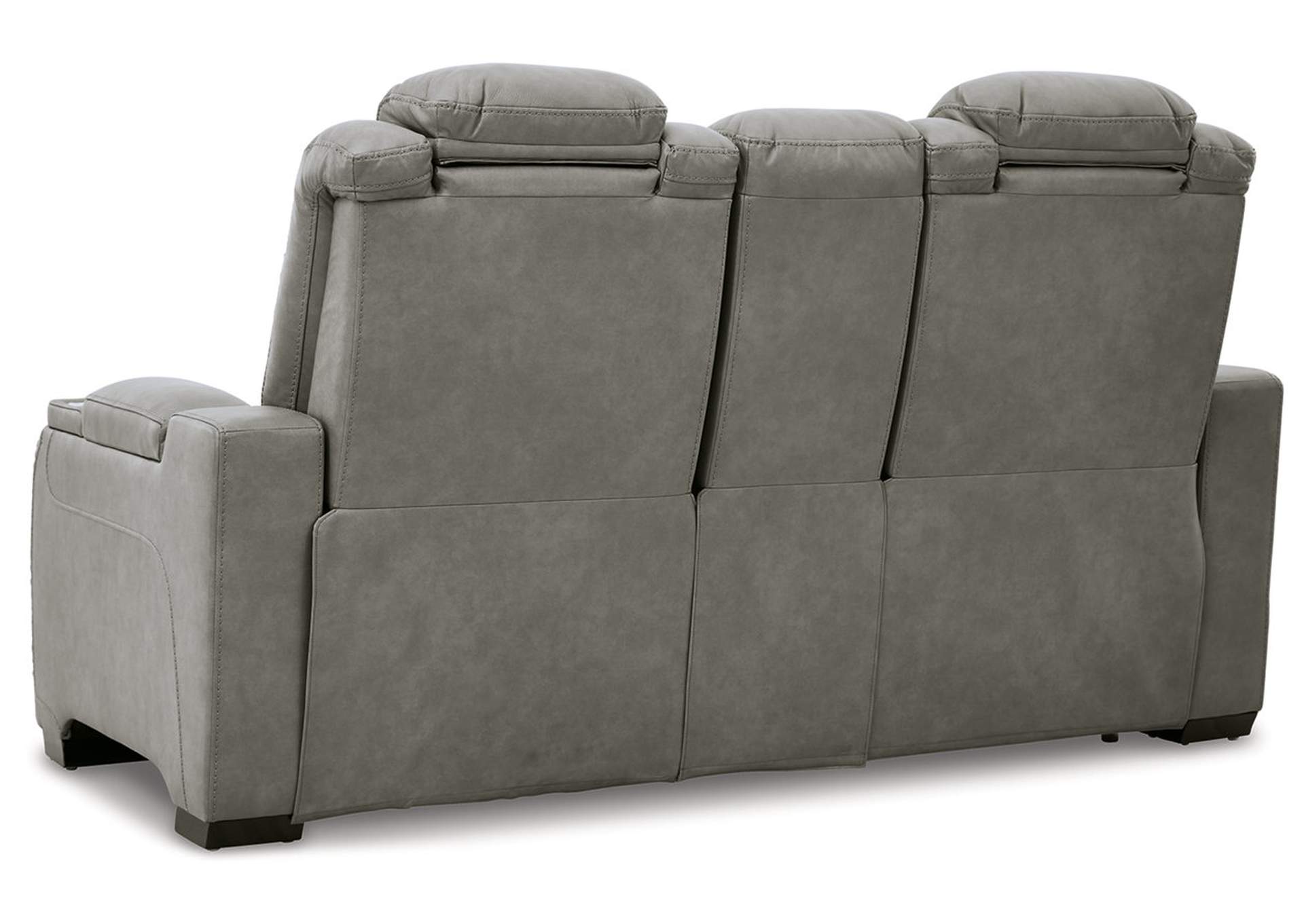 The Man-Den Power Reclining Loveseat with Console,Signature Design By Ashley