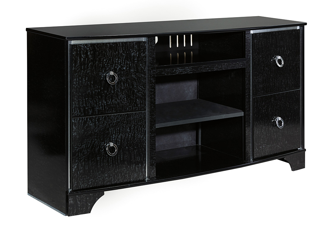 Amrothi Black Large TV Stand,ABF Signature Design by Ashley