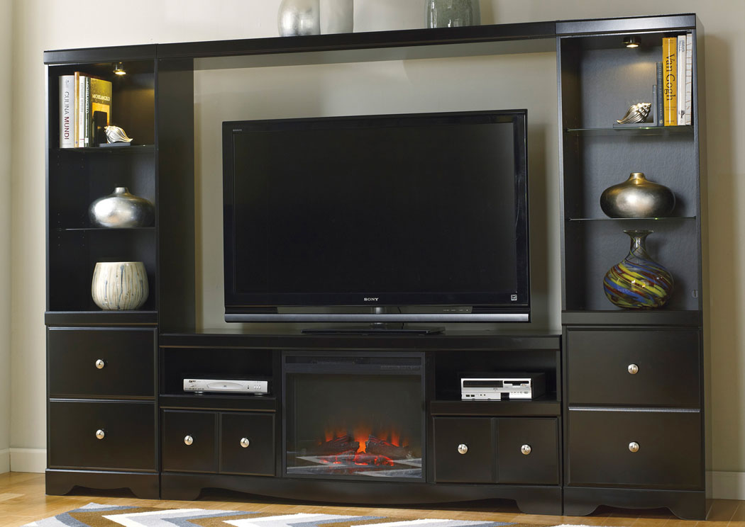 Shay Entertainment Center w/ LED Fireplace,ABF Signature Design by Ashley