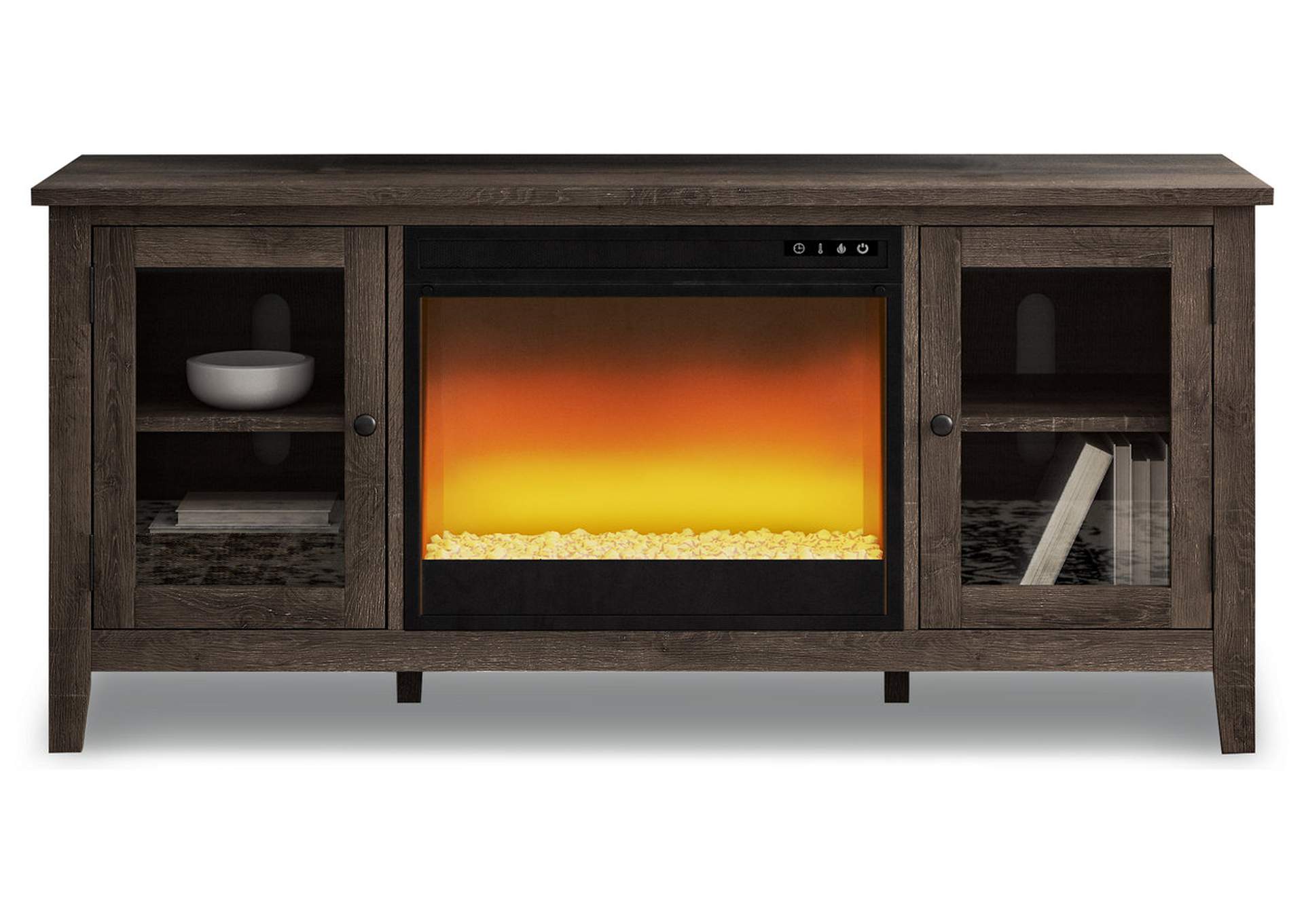 Arlenbry 60" TV Stand with Electric Fireplace,Signature Design By Ashley