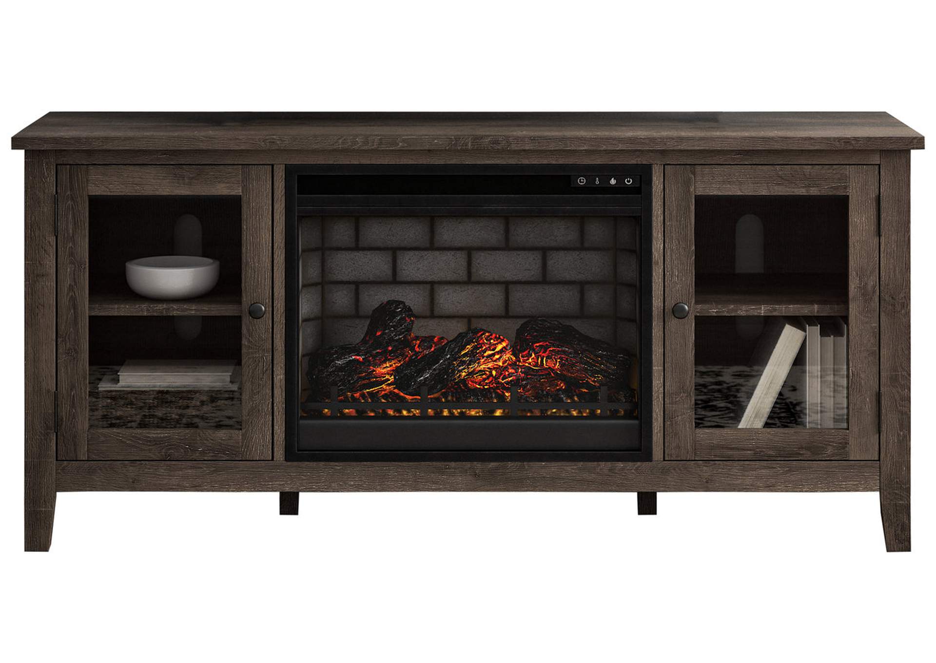Arlenbry 60" TV Stand with Electric Fireplace,Signature Design By Ashley