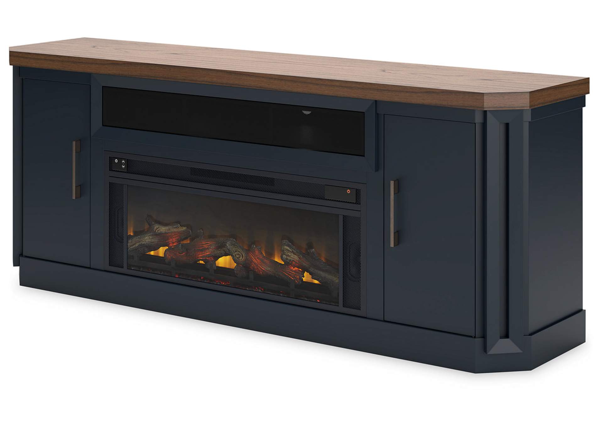 Landocken 83" TV Stand with Electric Fireplace,Signature Design By Ashley