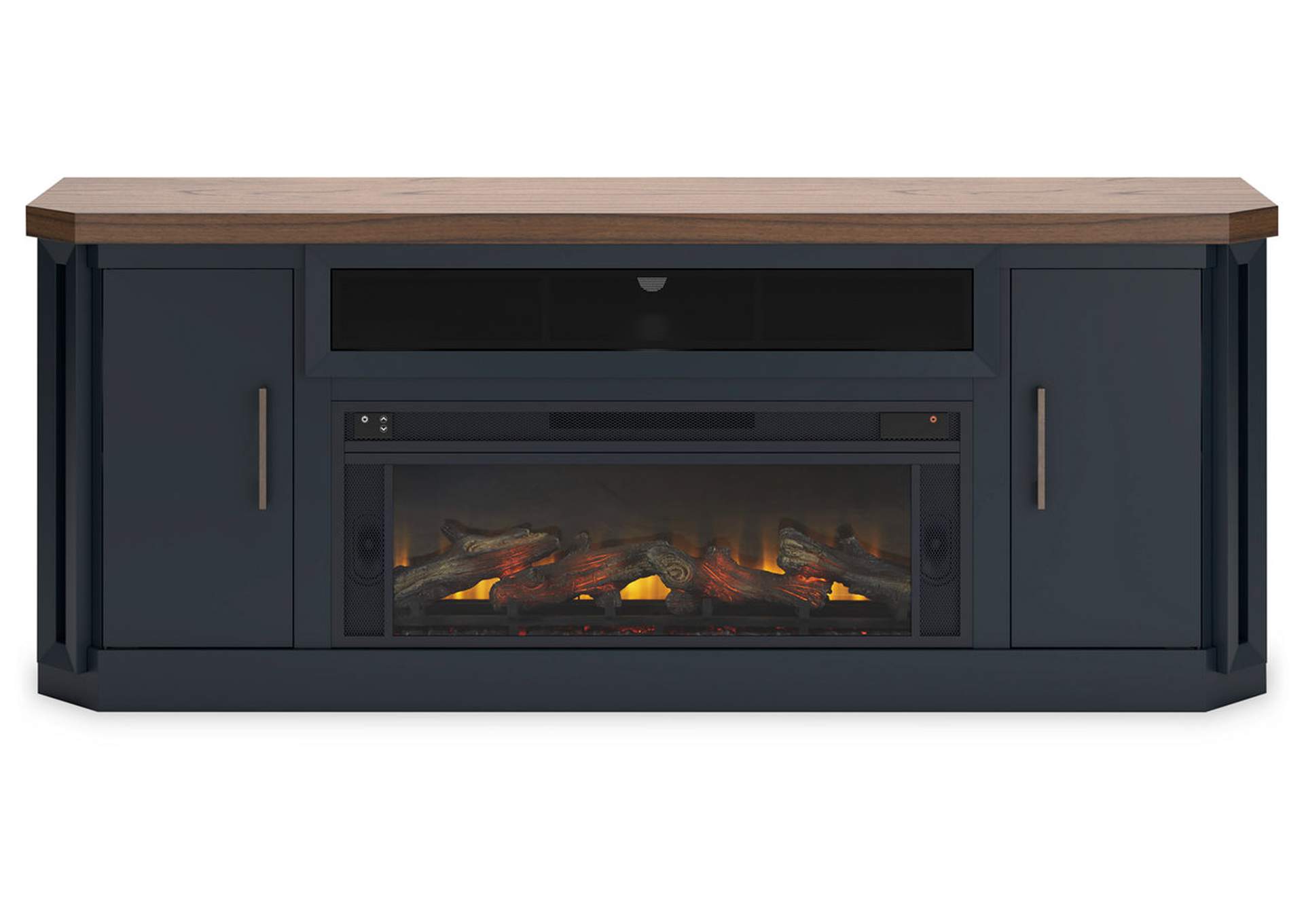 Landocken 83" TV Stand with Electric Fireplace,Signature Design By Ashley