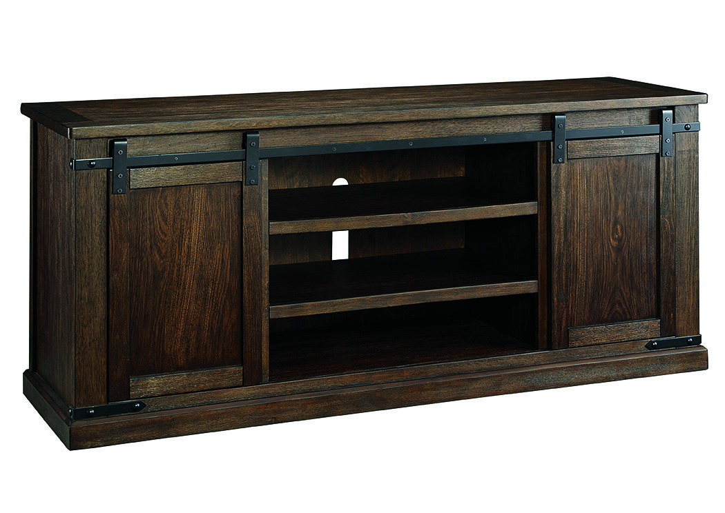 Budmore Rustic Brown Extra Large TV Stand,ABF Signature Design by Ashley