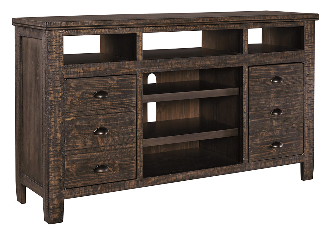 Trudell Dark Brown Extra Large TV Stand,ABF Signature Design by Ashley