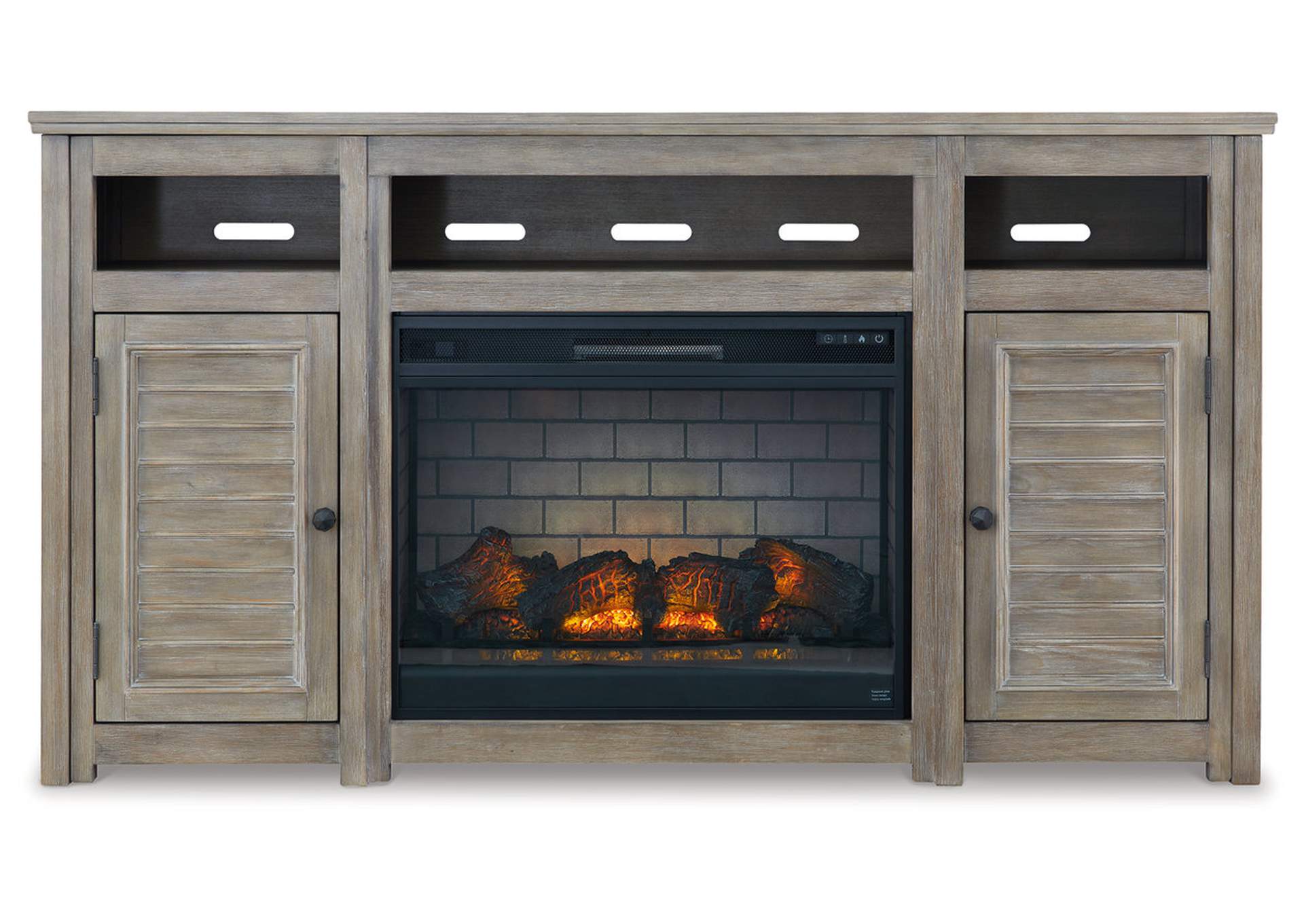 Moreshire 72" TV Stand with Electric Fireplace,Signature Design By Ashley