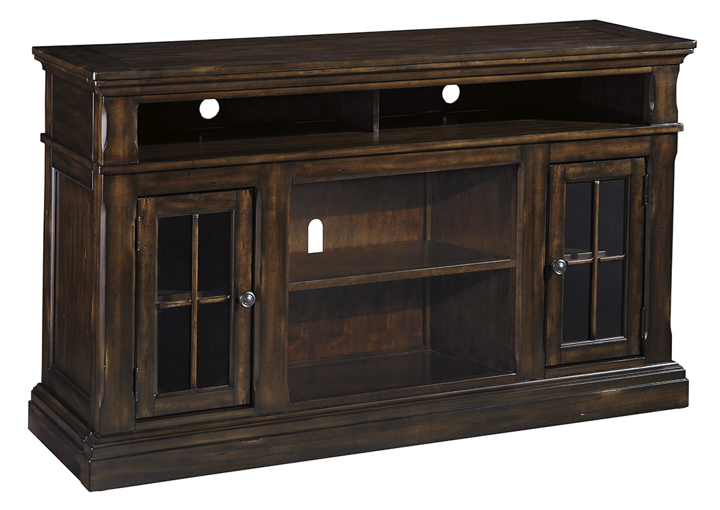 Roddinton Dark Brown Large TV Stand,ABF Signature Design by Ashley