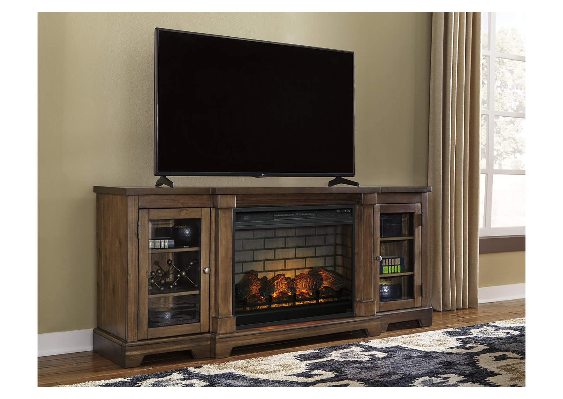 bobs furniture tv stand fireplace Cheap Sell - OFF 57%