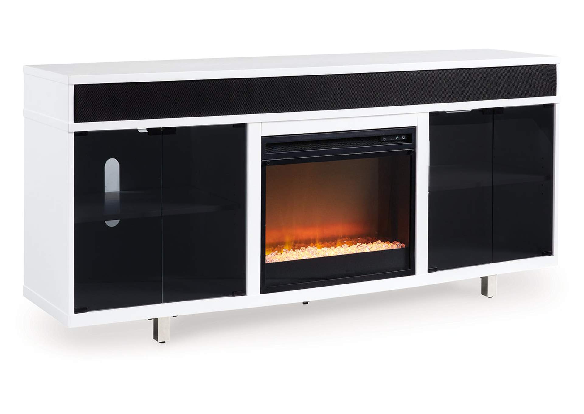Gardoni 72" TV Stand with Electric Fireplace,Signature Design By Ashley
