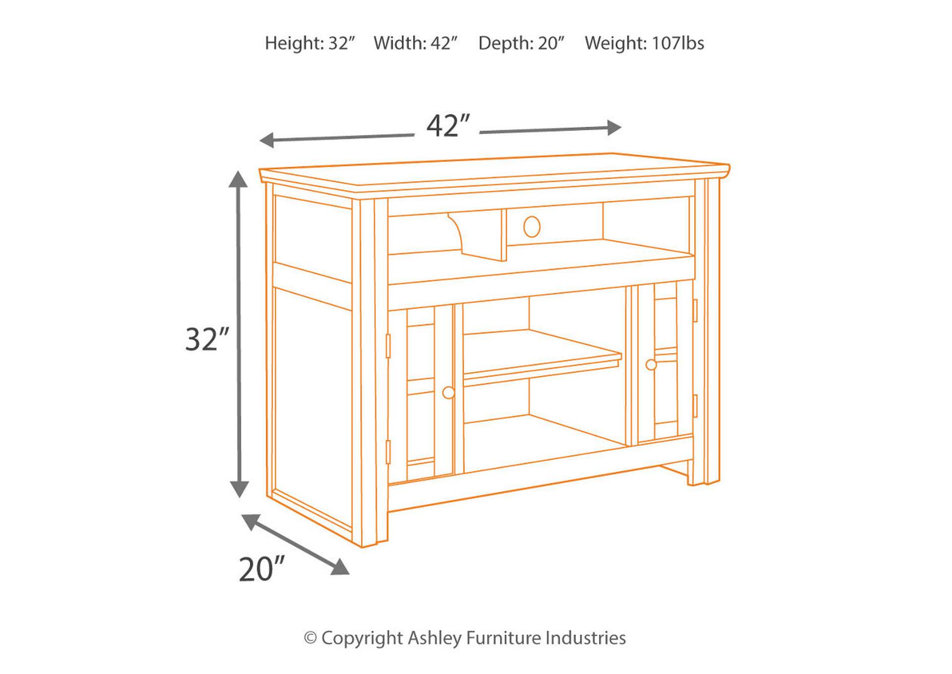 Harpan 42" TV Stand,Direct To Consumer Express
