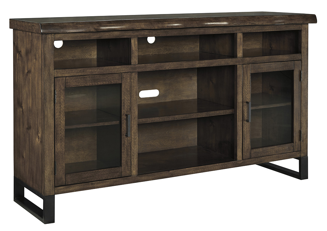 Esmarina Walnut Brown Large TV Stand,ABF Signature Design by Ashley