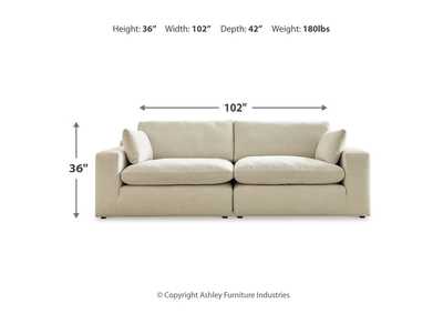 Elyza 2-Piece Sectional Loveseat,Benchcraft