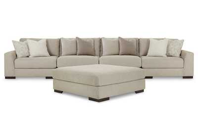 Lyndeboro 4-Piece Sectional with Ottoman,Ashley