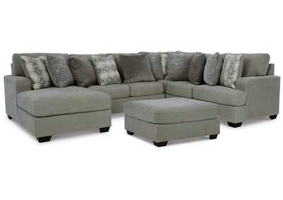 Keener 4-Piece Sectional with Ottoman,Ashley