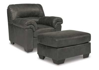 Bladen Chair and Ottoman,Signature Design By Ashley