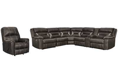 Image for Kincord 4-Piece Sectional with Recliner