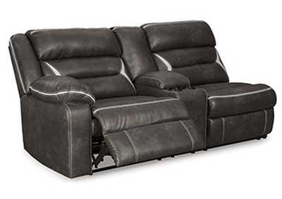Kincord Left-Arm Facing Power Reclining Sofa with Console,Signature Design By Ashley