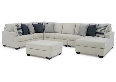 Lowder 5-Piece Sectional with Ottoman