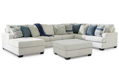 Lowder 4-Piece Sectional with Ottoman