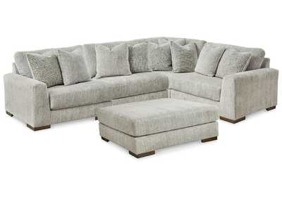 Image for Regent Park 4-Piece Sectional with Ottoman